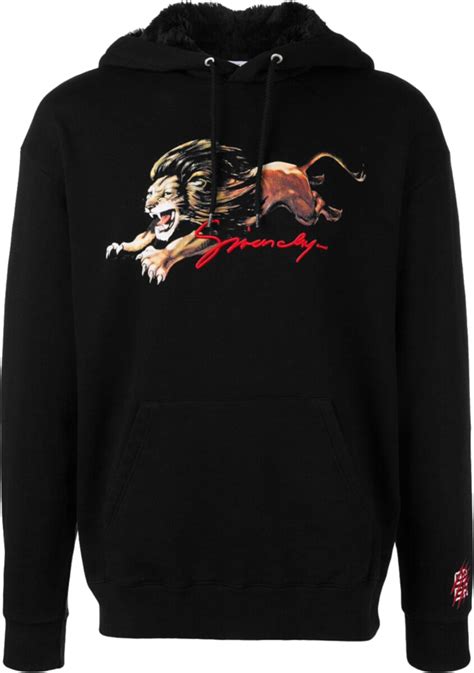 givenchy lion head|Givenchy hoodie.